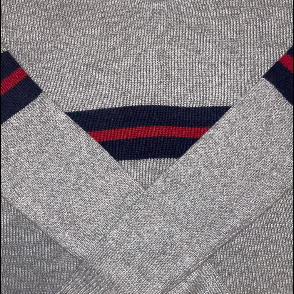 Brandy Melville grey striped sweater